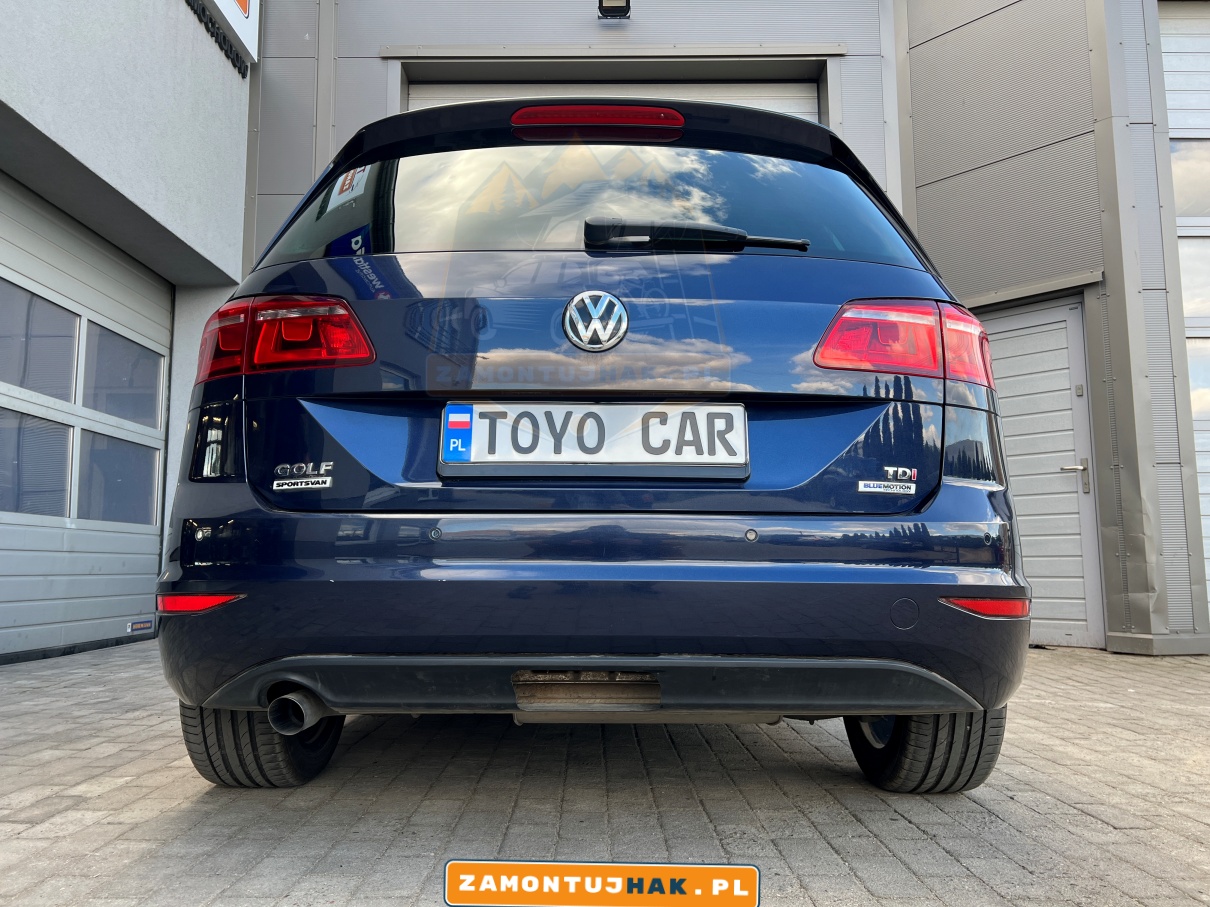 Montaż profesjonalnego haka holowniczego Westfalia w VW Golf Sportsvan | ZamontujHak.pl